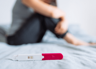 negative pregnancy test. infertility
