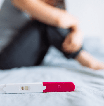 negative pregnancy test. infertility